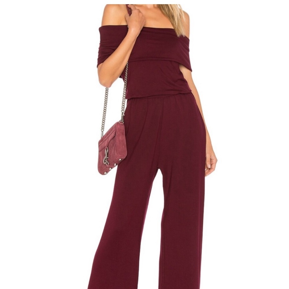 Cupcakes & Cashmere Off the shoulder Jumpsuit, XS